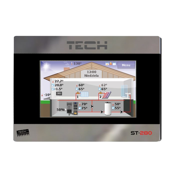 Терморегулятор TECH проводной  ST-280 RS