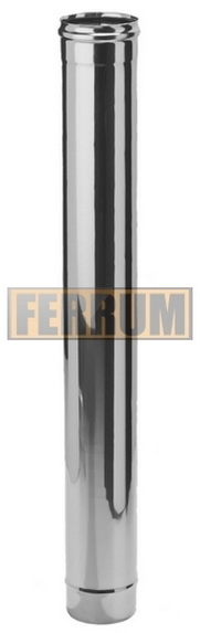 Дымоход 1,0м FERRUM (430/0,8 мм) ф115
