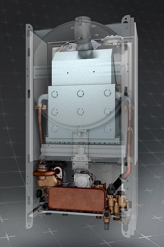 Газовый котел BAXI ECO 4S 10F (дымоход в подарок)